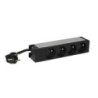 PDU met 1mtr snoer RA PA, stekker, 4x PA, type E output