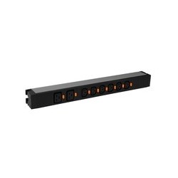 PDU met 6mm2 aansluitklemmen 6x C13 en 2x C19 output