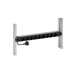 PDU met 3mtr snoer RA PA, stekker, 9x RA type F output