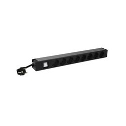 PDU met 3mtr snoer RA PA, 8x RA