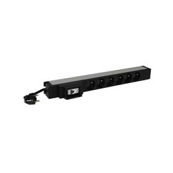 PDU met 3mtr snoer RA PA, 6x PA, type E output 16A