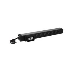 PDU met 3mtr snoer RA PA, 6x RA type F output 16A automaat