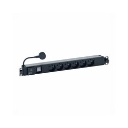 PDU 3 mtr RA PA, 6x PA, outputovers PA