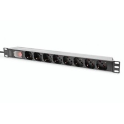 PDU socket strip switch 8 way Italian output