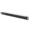 PDU aluminum outlet strip 10 outlets