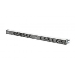 PDU aluminum outlet strip 12 safety outlets