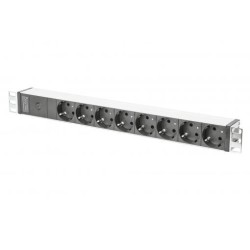 PDU aluminum outlet strip with pre-fuse 8 safety outlets