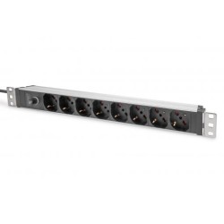 PDU socket strip with back-up fuse 8 way Italian output