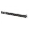 PDU aluminium outlet strip 7 safety outlets