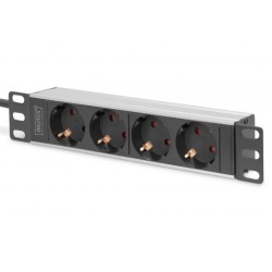 PDU socket Strip with aluminum profile 4 way safety
