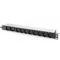 PDU socket Strip with aluminum profile 10 way