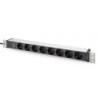 PDU socket Strip with aluminum profile 8 way