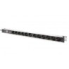 PDU socket strip with switch 12 way safety sockets