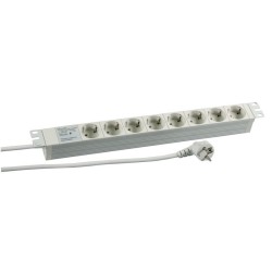 PDU 1U socket strip 8 x CEE7 3 with surge protection