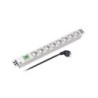 PDU 1U socket strip 8 x CEE7 3 with switch Black