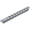 PDU 1U socket strip 8 x CEE7 3 Grey