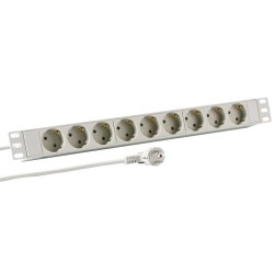 PDU 1U socket strip 9 x CEE 7 3 Germany