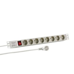 PDU 1U socket strip 8 x CEE 7 3 Germany