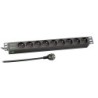 PDU 1U socket strip 9 x UTE without switch