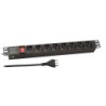 PDU 1U socket strip 8 x IT with switch