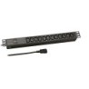 PDU 1U socket strip12 x C13 without switch Cable C14