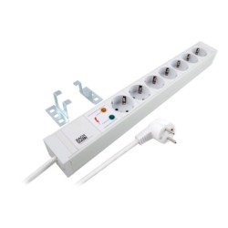 PDU 1.2U socket strip 7 x CEE7 3 Grey