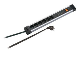 PDU socket strip 6 x CEE7 3 Switch