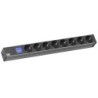 PDU 1U BN500 8 x CEE7 3 with Power Measuring Display