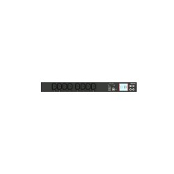 PDU 1PH, 230V AC, 16A, 8 outlets 8x C13, 3.