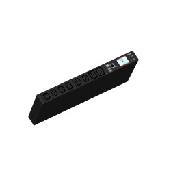 PDU 1PH, 230V AC, 16A, 6x C13 2x C19, 3.