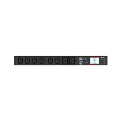 PDU 1PH, 230V AC, 16A, 6x C13 2x C19, 3.