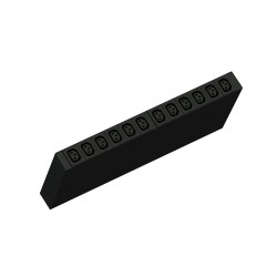 PDU 1PH, 230V AC, 16A, 12x C13, 3.