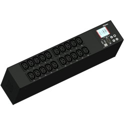 PDU 1PH, 230V AC, 16A, 20 outlets 20x C13, 3.