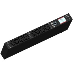 PDU 1PH, 230V AC, 32A, 8 outlets 4x C13 4x C19, 7.