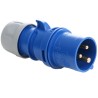 PDU socket strip vertical 20 x C13 Blue