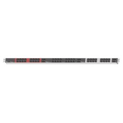 PDU socket strip vertical 24 x C13 3 x C19 3 phase Plug CEE 16 A