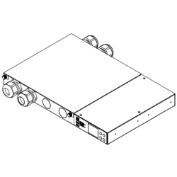 PDU 1PH, 100-240V AC, 32A, 2 lines input type 2x AC, Terminal