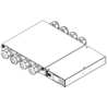 PDU 1PH, 100-240V AC, 32A, 4 lines input type 4x AC, Terminal