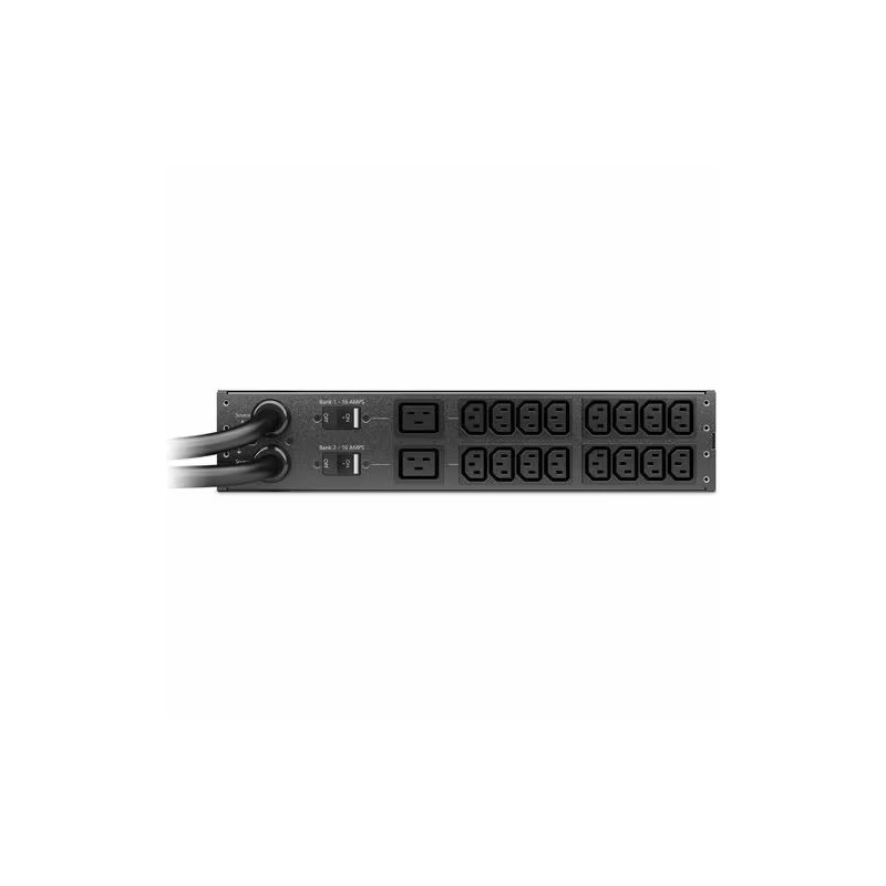 APC AP4424A Netshelter Rack automatische overdrachtsschakelaar, 2U, 32A, 230V, 2 IEC 309 IN, 16 C13, 2 C19 OUT, 50/60 Hz
Front APC AP4424A Netshelter Rack automatische overdrachtsschakelaar, 2U, 32A, 230V, 2 IEC 309 IN, 16 C13, 2 C19 OUT, 50/60 Hz
Front